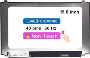 15.6" Screen Replacement for Lenovo Thinkpad T580 Series LCD Display Panel 40 pin (UHD 3840(RGB)×2160 Non-Touch)
