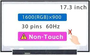 NUOLAISUN 17.3" Screen Replacement for ASUS Vivobook M712 M712D M712DA M712DK HD+ 1600x900 30 pin LCD Non-Touch Screen Display Panel