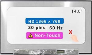 14.0" Screen Replacement for HP Probook 445 G8 LCD Display Panel 30 pin (HD 1366 * 768 Non-Touch)
