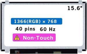 15.6" Screen Replacement NT156WHM-N10 for Dell Inspiron 15 3521 3531 3537 P28F P28F001 for Latitude 3540 E5540 E6540(Laptop Models Before 2020) LCD Non-Touch (HD 1366 * 768 40 pin)