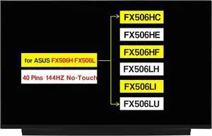 NUOLAISUN 15.6" Replacement for Lenovo Ideapad Gaming 3-15ARH7 82SB 82UK / 3-15ACH6 82K2 82MJ Non-Touch Screen LCD Display Panel FHD 1920×1080 (40 Pins 144HZ)