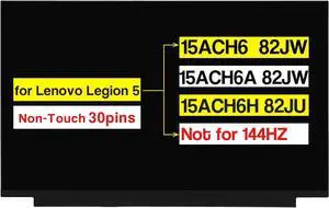 NUOLAISUN New Screen Replacement LP156WFC-SPH1 for Lenovo Legion 5 15ACH6 15ACH6A 15ACH6H Model 82QJ 82JW 82JU 82NW 15.6 Inches FHD 1920 * 1080 30 Pins Non-Touch LCD Display Panel (Not for 144HZ)