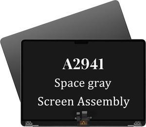 NUOLAISUN A2941 M2 Screen Replacement for MacBook Air M2 Retina A2941 EMC 8301 2023 Year Full LED LCD Screen Display Assembly Gray
