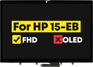 15.6" LCD Touch Screen Replacement Digitizer Assembly for HP Envy 15-EP M74850-001 FHD 1920 * 1080 30 pins