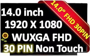 FOR Lenovo 5D10W87245 5D11F99312 5D11C67446 14 IDEAPAD 3 14ALC6 82KT(A)(AA84) B140HAN04.E N140HCA-EAE B140HTN02.1 B140HAN04.5 SD11C67448 Non-Touch Lcd Screen 14" FHD 1920x1080 30 Pin