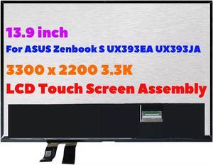 13.9" 3.3K 3300 x 2200 LCD Touch Screen Display Assembly for ASUS Zenbook S UX393EA UX393JA