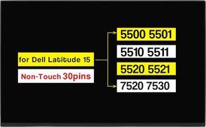 New Screen Replacement LP156WFC(SP)(M1) for Dell LATITUDE 15 5500 5501 5510 5511 5520 5521 7520 7530 15.6 Inches FHD 1920 * 1080 30 Pins Non-Touch LCD Display Panel (Not for narrow 30 pins)