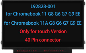thumbnail image 2 of 11.6" Touchscreen LCD For HP Chromebook 11 G8 EE Laptop - WXGA HD 40 Pin 2 of 6