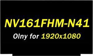 NUOLAISUN Replacement for HP Victus 16-D 16-D0013DX 16-d0023dx 4U097UA M54732-001 NV161FHM-N41 V3.0 1920x1080 30Pins 16.1" LED Screen LCD Laptop Display Digitizer Panel (Only for Non-Touch Screen)