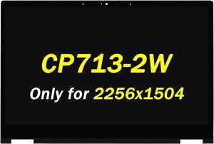 Replacement for Acer Chromebook Spin 713 CP713-2W LCD Display N19Q5 CP713-2W-79H3 CP713-2W-3311 CP713-2W-568T CP713-2W-54PK CP713-2W-33XW 2256x1504 13.5" LCD Display Touch Screen Digitizer Assembly