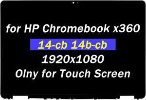 NUOLAISUN M47690-001 Replacement for HP Chromebook x360 14-cb 14b-cb 14b-cb0013dx 14b-cb0000 14b-cb0047nr 14b-cb0033dx 14b-cb0023dx 14b-cb0097nr 1920x1080 14" LED LCD Touch Screen Display Assembly