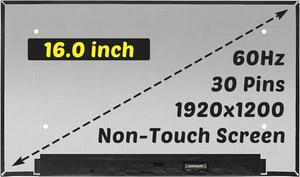 Replacement for HP ELITEBOOK 865 G9 16.0" FHD+ 1920(RGB)×1200 30 Pins Non-Touch Screen LCD Display Panel