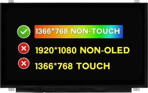 NUOLAISUN 15.6" LCD Screen Replacement NT156WHM-N42 V8.0 V8.1 V8.2 8.3 for Dell Latitude E5550 E6540 E5570 P37F P/N 02GC9W 2GC9W Display Panel HD 1366 * 768 30Pins Non-Touch