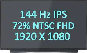 for Dell P89F P89F002 FHD 1920x1080 40 pin 144Hz 15.6" Non-Touch LCD Screen Replacement Display Panel (Without Bracket)