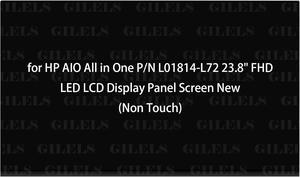 Replacement for HP AIO All in One P/N L01814-L72 23.8" FHD LED LCD Display MV238FHM-N20 LCD Panel Screen New