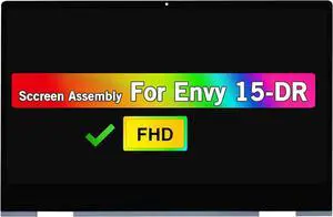 15.6 Inches LCD Touch Screen Assembly for HP Envy X360 15-DR1072MS FHD 1920 * 1080 30Pins with Bezel