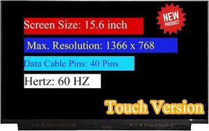 for HP Notebook 15-DY1043DX HD 1366x768 40 pin 60Hz 15.6" Touch LCD Screen Replacement Display Panel (Without Bracket)