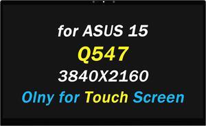 Replacement for ASUS Q547 Q547F Q547FD Screen Replacement for ASUS Q547FD-BI7T9 LED Display UHD 3840X2160 40 Pins 15.6" LCD Touch Screen Digitizer Assembly