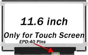 NUOLAISUN Screen Replacement 11.6" for Sony V PCG-31311L 1366X768 40 pin LCD LED Screen Display Panel(Only for Non-Touch Screen)