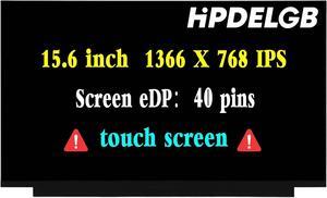 Replacement for HP Notebook 15-DY 15-DY1032WM 15-DY1755CL 15T-DY100 15-DY1731MS 15-DY1751MS 15-DY1771MS 15-DY1023DX 7WR60UA 15-DY0013DX 7FU54UA L63569-001 LCD Touch Screen Display Digitizer