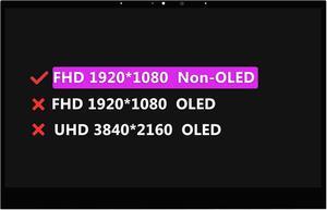 NUOLAISUN Screen Replacement for ASUS ZenBook Flip UX363 UX363E UX363EA UX363J UX363JA (Non-OLED Type) 30 pin FHD 1920 * 1080 13.3" LCD Touch Digitizer Assembly