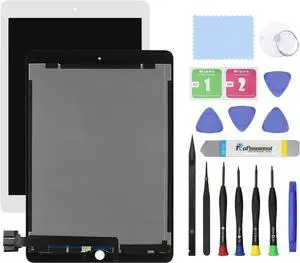 NUOLAISUN 9.7" New Screen Replacement for iPad Pro 2016 A1673 A1674 A1675 LCD Display Glass Touch Digitizer Premium Kit with Tools - White