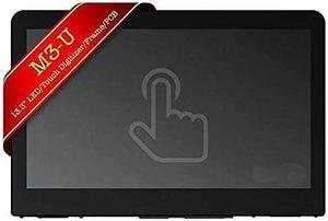 NUOLAISUN 13.3" FHD (1920x1080) LCD Screen Display + Touch Digitizer + Bezel Frame + Touch Control Board Assembly for HP Pavilion X360 13-u105TU 13-u111TU 13-u112TU