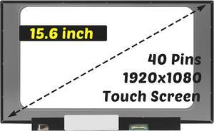 Replacement for Lenovo IdeaPad Slim 3 15IAH8 82XM 3 15IRH8 for IdeaPad 3 Chrome 15IJL6 82N4 for IdeaPad 5 15IAL7 5 15ABA7 Type 82SF 1920x1080 60HZ 40 Pins 15.6" LCD LED Touch Screen Display Panel