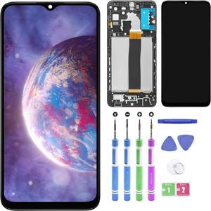 NUOLAISUN New Replacement for Samsung Galaxy A32 A515 5G S326dl A326u A326b A326a A326w (Not A32 4G) 6.5" LCD LED Screen Digitizer Full Complete Frame Assembly with Repair Tools in(Black Border)
