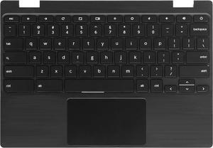 NUOLAISUN 5CB0U26489 5CB0X55485 Replacement Upper Case Palmrest for Lenovo 100e Chromebook 2nd MTK 81QB Keyboard Touchpad Assembly