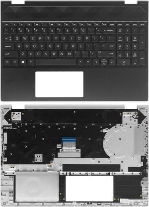 L20848-001 Replacement Upper Case Palmrest for HP Pavilion X360 15T-CR000 15T-CR 15-CR 15-CR0051OD 15-cr0037wm 15-cr0xxx 15-cr0035nr 15-cr0053wm 15-cr0087cl Keyboard Touchpad Assembly Black