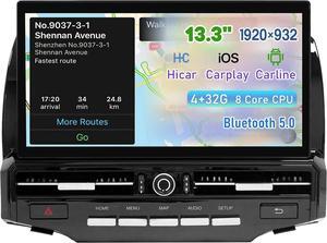 NUOLAISUN Replacement for Toyota 4Runner Radio Head Unit 2009-2022 Black Upper 13.3" Android TS10, 4+32G, Wireless CarPlay & Android Auto, GPS Navigation AHD Backup