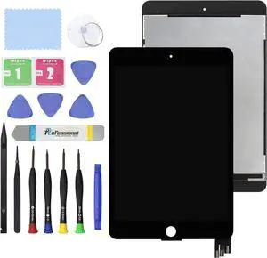 NUOLAISUN 7.9" Screen Replacement for iPad Mini 5 A2133 A2124 A2125 A2126 LCD Display Touch Glass Screen Digitizer Panel Assembly Replacement Part with Tools - Black