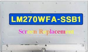 NUOLAISUN 27.0" Touch Screen Replacement LM270WFA-SSB1 LM270WFA(SS)(B1) for HP All in One 27-CR 27-CR10000D 27-CR0081NH 27-CR0054 FHD 1920×1080 30 pins LCD Display Panel