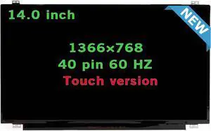 NUOLAISUN for HP Chromebook 14A-CA 14-CA052WM LCD Touch Screen Replacement Display Panel (with Tabs)