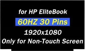 Replacement for HP EliteBook 630 G9 G10 / for EliteBook 830 G5 G6 / for EliteBook 735 G5 G6 L60603-001 FHD 1920x1080 30pins 60Hz 13.3" LED LCD Screen Display Screen Panel (Only for Non-Touch Screen)