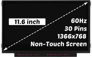 NUOLAISUN Replacement for Acer Chromebook 311 CB311-9H CB311-10H CB311-11H C733 C723 C733U LCD Screen 1366x768 11.6 inch 60HZ 30 Pins LED Screen Display Digitizer Panel (for Non-Touch Screen Only)