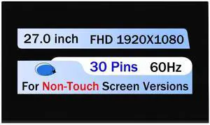 NUOLAISUN For Dell Optiplex 7780 BOE Mv270FHM-N30 Matte FHD Touch LCD Screen P79RH DMN054