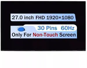 NUOLAISUN New M270HCJ-L5B REV.C2 for HP AIO 27" FHD 1080p LED LCD Non-Touch Screen Display