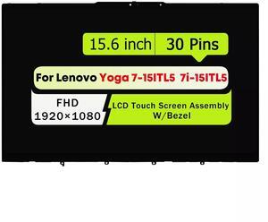 Screen Replacement for Lenovo Yoga 7-15 7-15ITL5 7i-15ITL5 82BJ 5D10S39671 5D10S39672 5D10S39687 15.6" FHD 1920x1080 IPS LED LCD Display Touch Screen Digitizer Assembly Bezel with Control Board