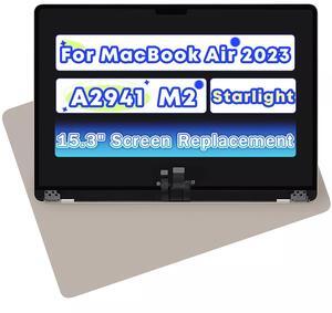 NUOLAISUN 15.3" LCD Full Top Display Assembly for MacBook Air A2941 M2 2023 EMC 8301 2880x1864 (Starlight)