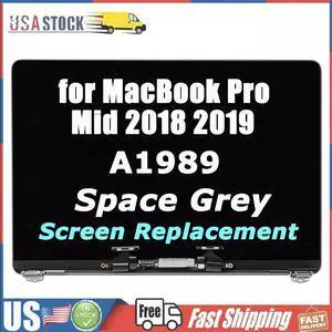 NUOLAISUN Screen Replacement for Pro A1989 A2159 A2289 2018 2019 2020 Year 13.3" Retina LCD Display Assembly EMC 3214 3358 3301 3456 2560x1600 (Space Gray)