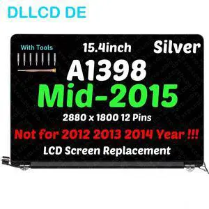NUOLAISUN 15" for Macbook Pro A1398 Mid 2015 EMC 2909 EMC 2910 Display LCD Screen Assembly
