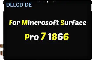 NUOLAISUN Screen Replacement for Microsoft Surface Pro 7 1866 2019 C02XR7Y9JG5H 12.3 inch LCD LED Display Touch Screen Digitizer Assembly LP123WQ1 LP123WQ2