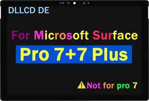 NUOLAISUN for Microsoft Surface Pro 7+ 7 Plus 1960 1961 LCD Display Touch Screen Digitizer Assembly (Not fit for Pro 7)