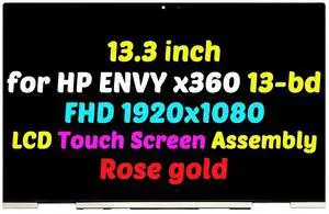 NUOLAISUN 13.3" FHD LED LCD Touch Screen Assembly for HP Envy x360 13m-bd0xxx 13m-bd0000