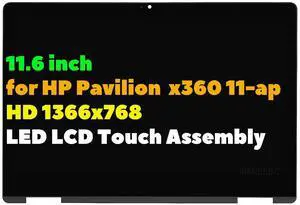 NUOLAISUN 11.6" Replacement For HP Pavilion x360 L52049-001 LED LCD Display Touch Screen