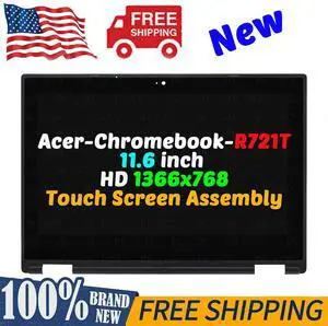 NUOLAISUN For Acer Chromebook Spin 311 R721T N18Q12 R721T-47DZ HD LCD Touch Screen Bezel