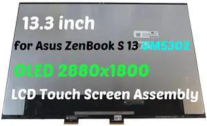 NUOLAISUN LCD Touchscreen Assembly ATNA33AA03 for Asus ZenBook S 13 OLED UM5302 2880x1800