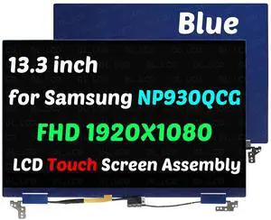 NUOLAISUN 13.3" for Samsung NP930QCG-K01US FHD LCD Touch Screen Display Assembly Blue